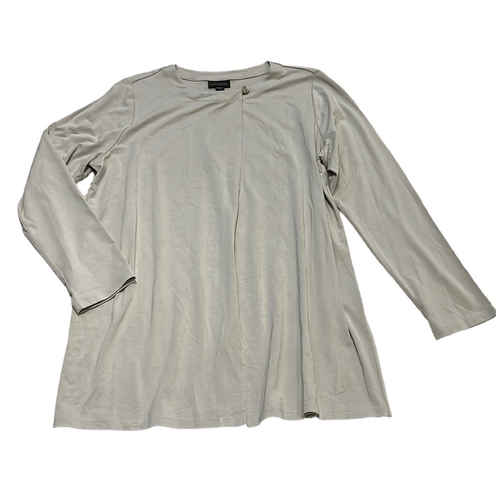 J.Jill Wearever Collection Cream/Tan Cardigan Size MP